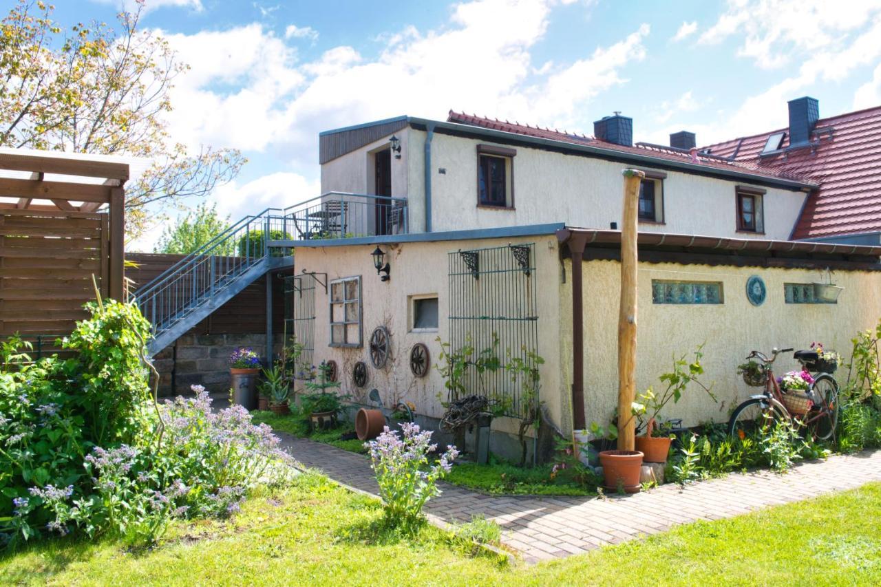 Ferienwohnung Am Elberadweg ドレスデン エクステリア 写真